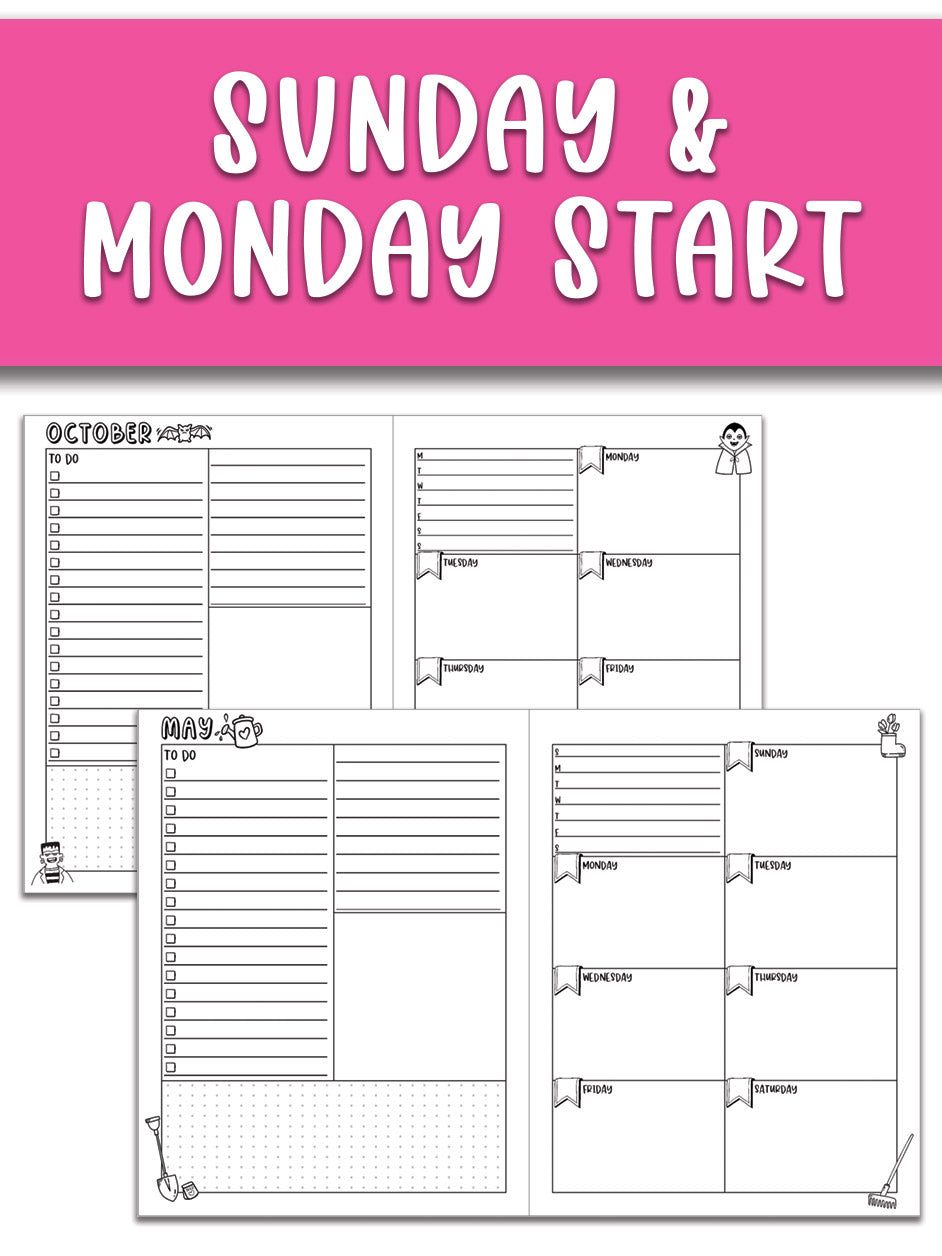 Adult Coloring Book Planner (Undated)