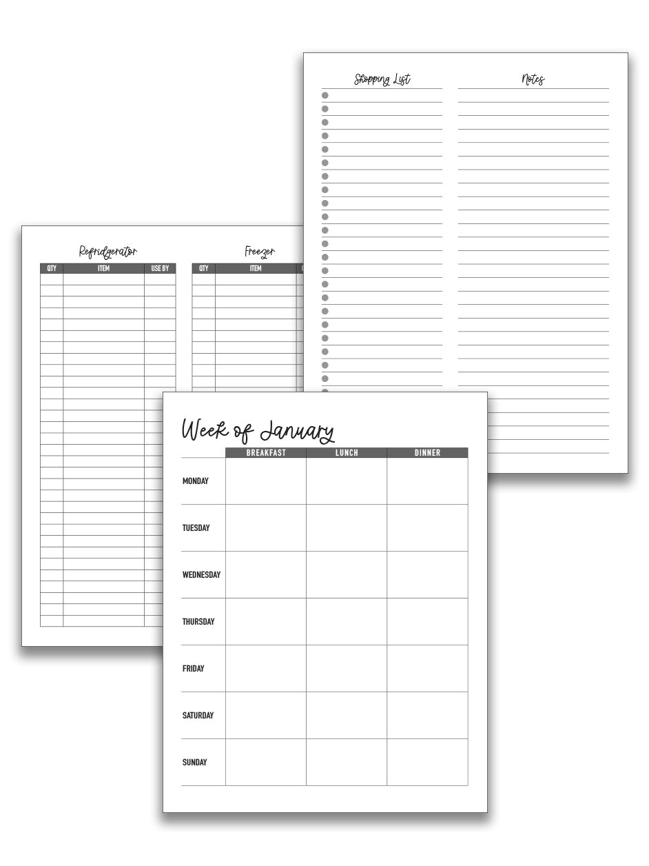 The Mega Meal Planning Kit