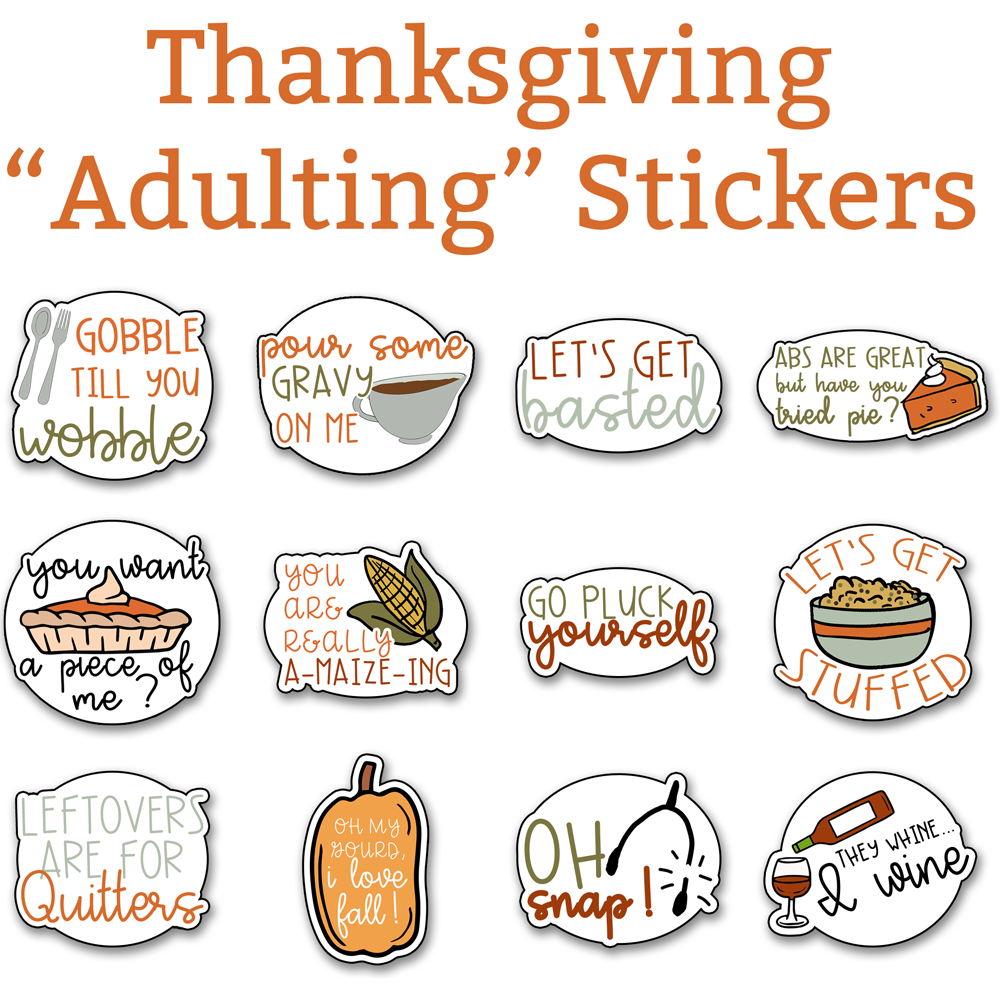 Adulting stickers, free printable  Adult stickers, Printable stickers,  Templates printable free