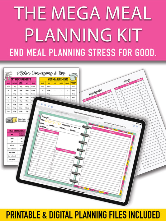 The Mega Meal Planning Kit
