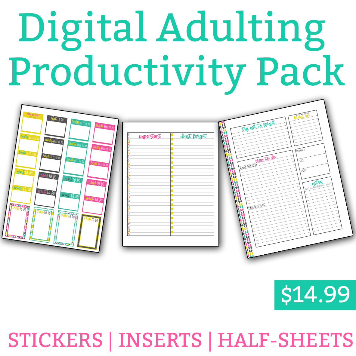 Adulting Productivity Pack