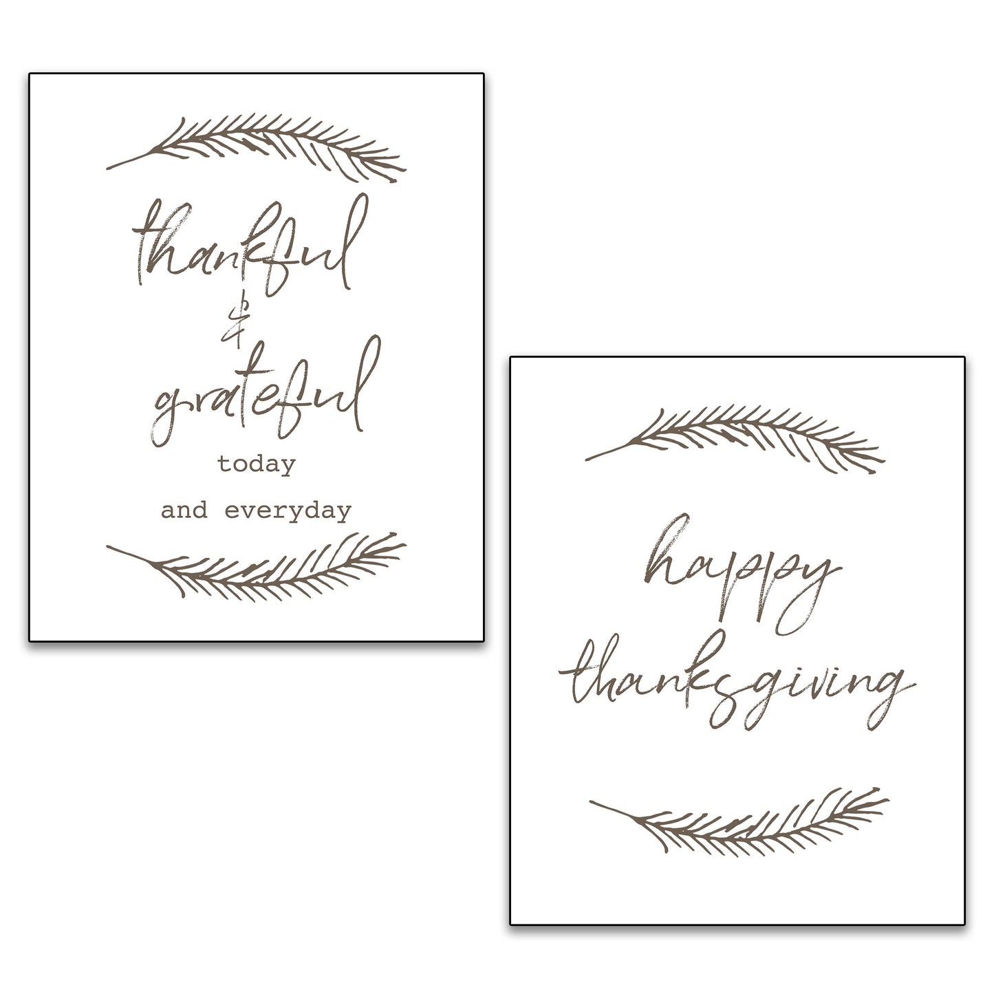 Simple Collection Thanksgiving Printables Kit